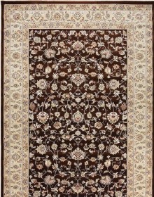 Высокоплотный ковер Royal Esfahan 3046A Brown-Cream - высокое качество по лучшей цене в Украине.